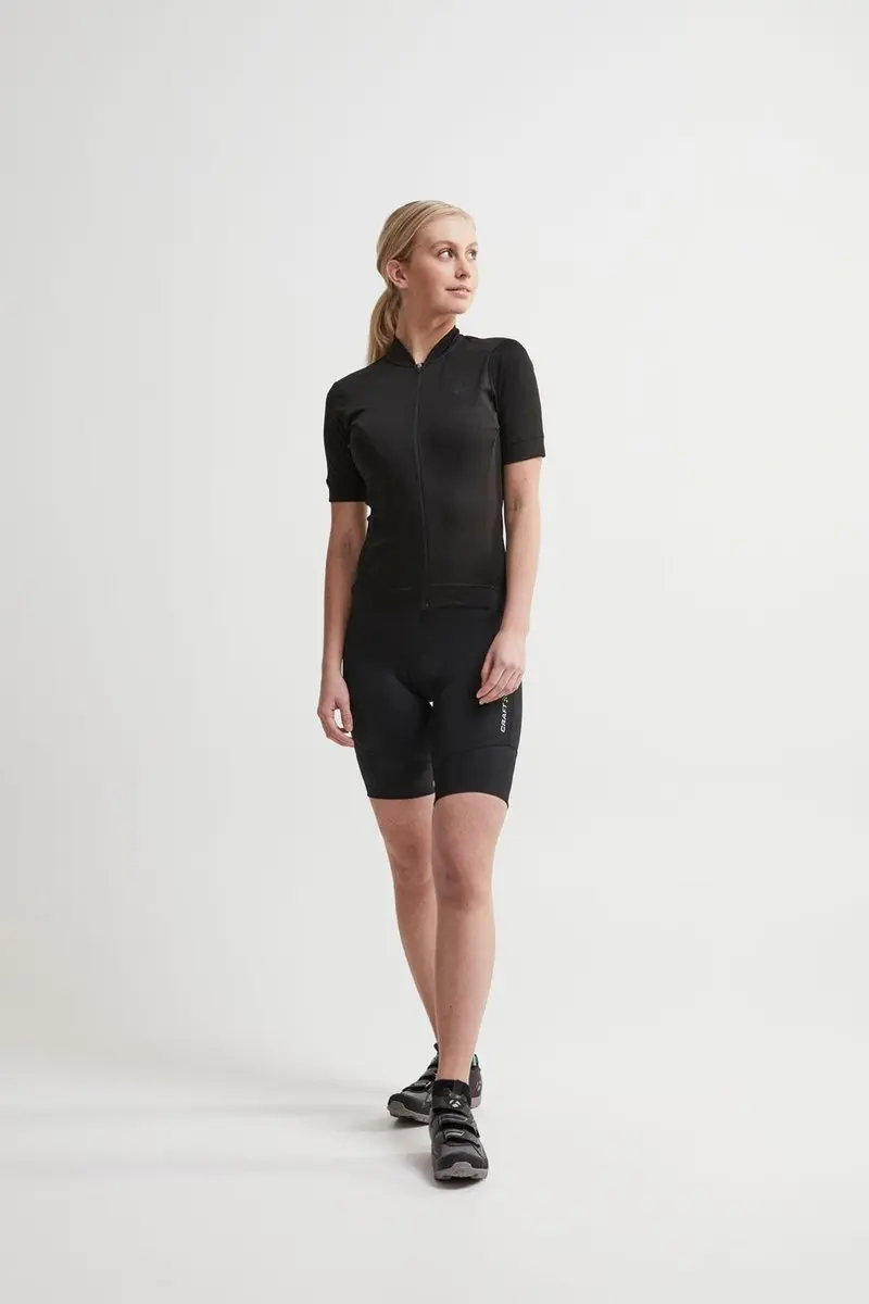 Craft Core Essence Bib Shorts Fietsbroek - L - Zwart/Zilver