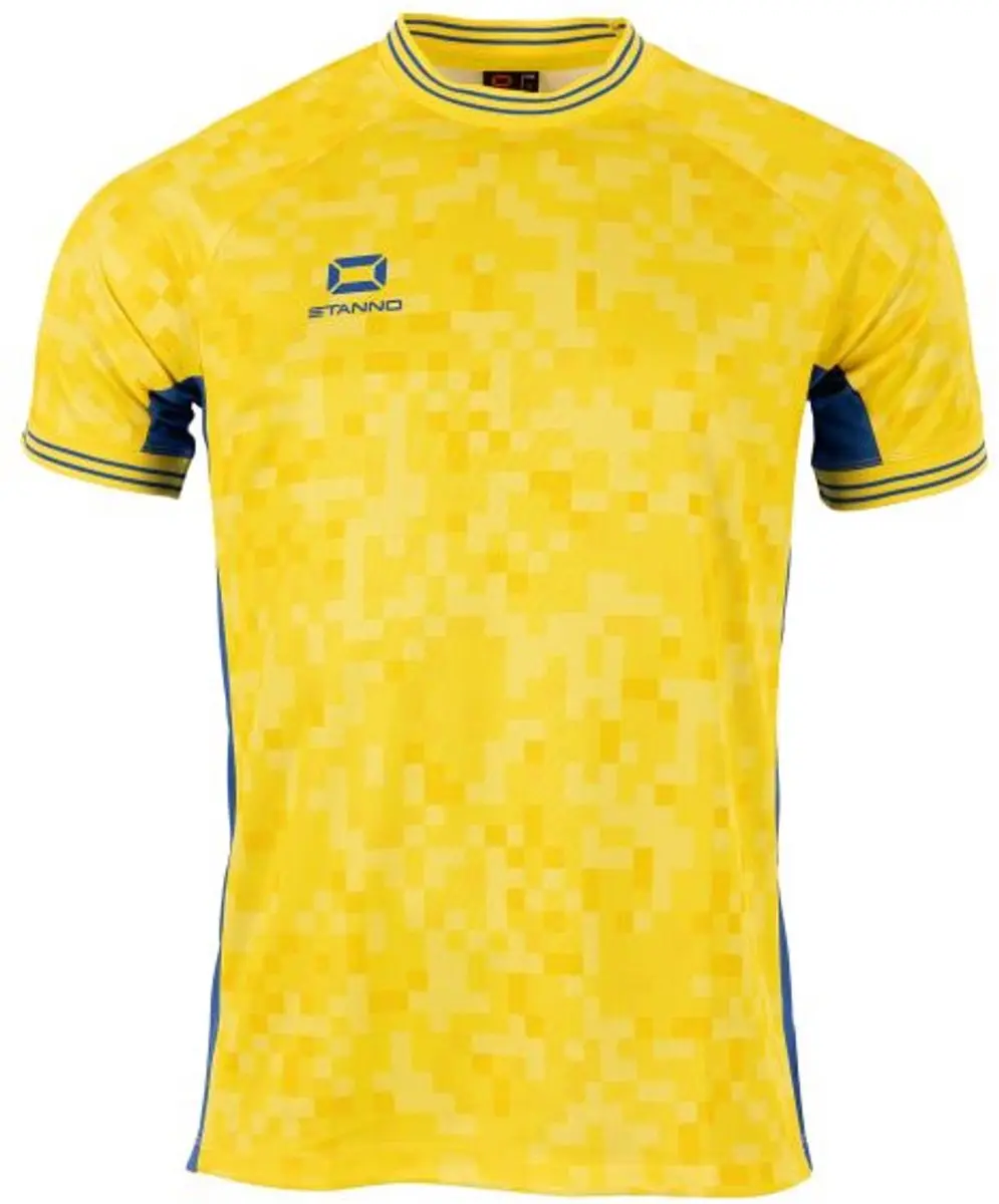 Stanno Pixel Shirt - XL - Geel/Blauw