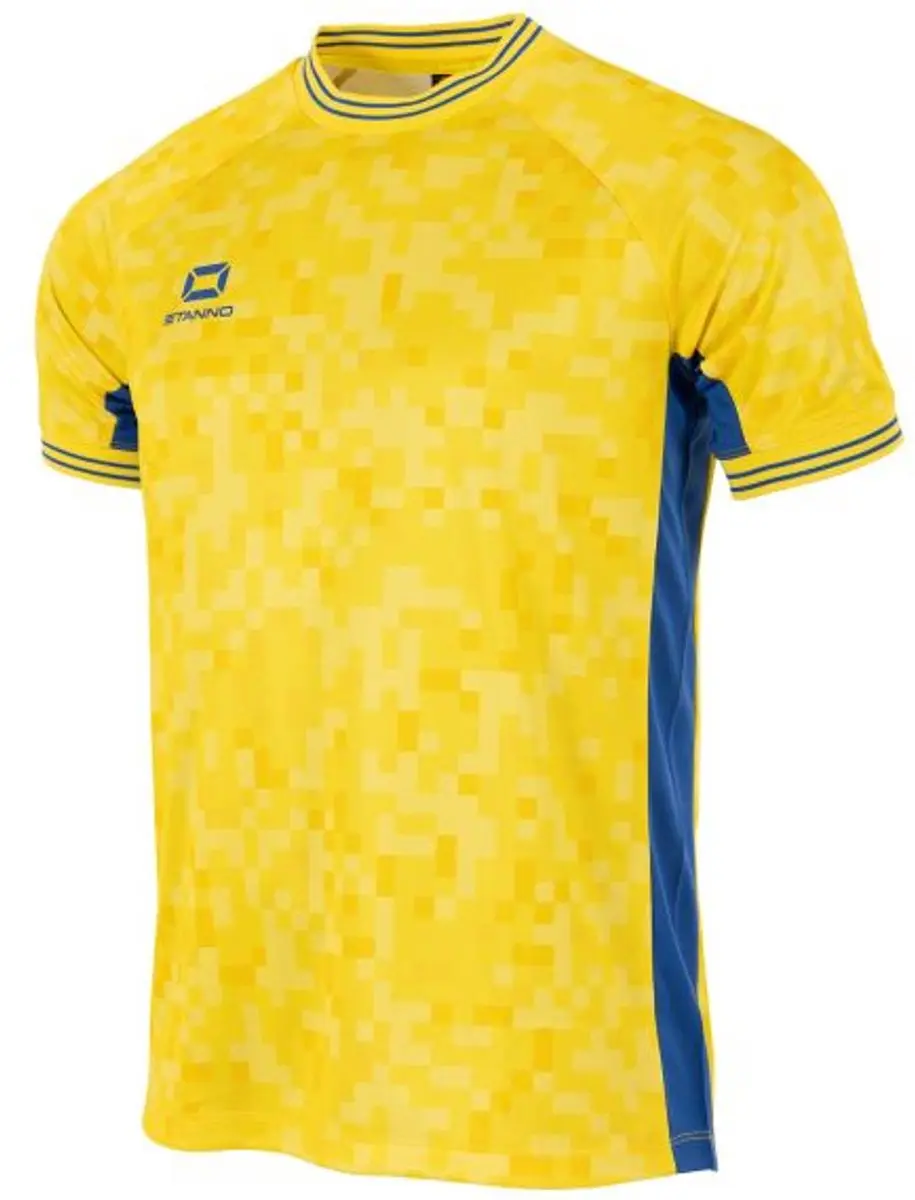 Stanno Pixel Shirt - XL - Geel/Blauw