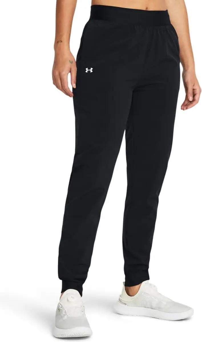 Under Armour UA Rival Hi Rise Woven Pant Dames Sportbroek - Zwart - afbeelding 6 van 6