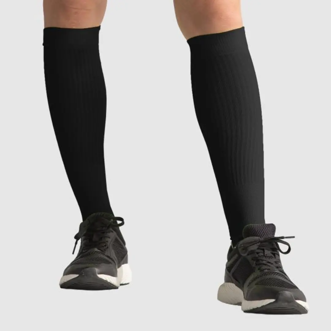 Stanno Prime Compressiekousen 39-42 - Zwart