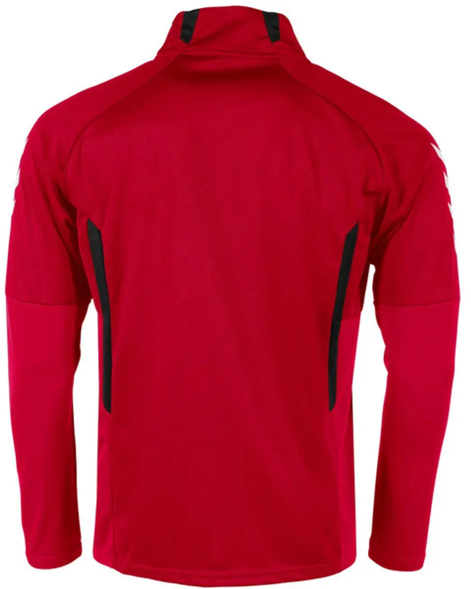 Hummel Authentic 1/4 Zip Sporttrui - Maat M - Rood - afbeelding 6 van 6