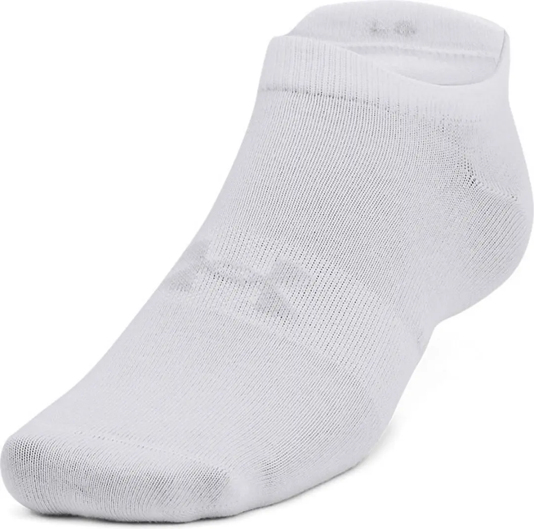 Under Armour Essential No Show Sportsokken 46-50 - 6 Paar - Wit