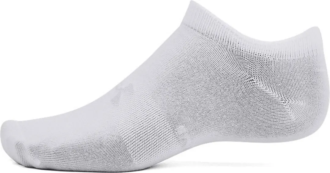 Under Armour Essential No Show Sportsokken 46-50 - 6 Paar - Wit