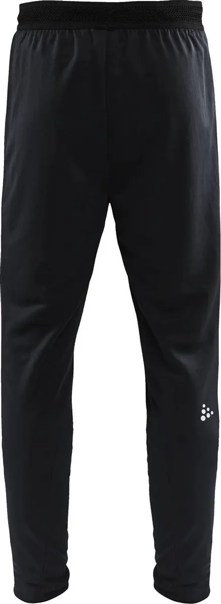 Craft Evolve Slim Trainingsbroek Junior 122 - Zwart - afbeelding 6 van 6