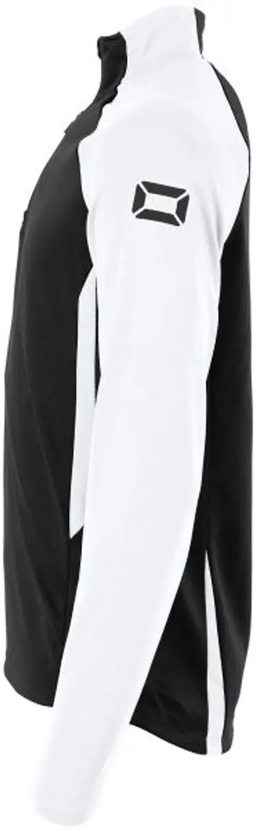 Stanno Stadio Quarter Zip Top 164 - Zwart/Wit