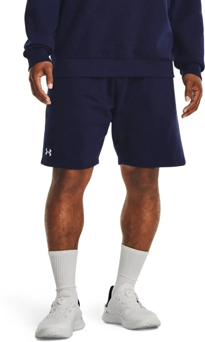 Under Armour Rival Fleece Short Heren M - Navy