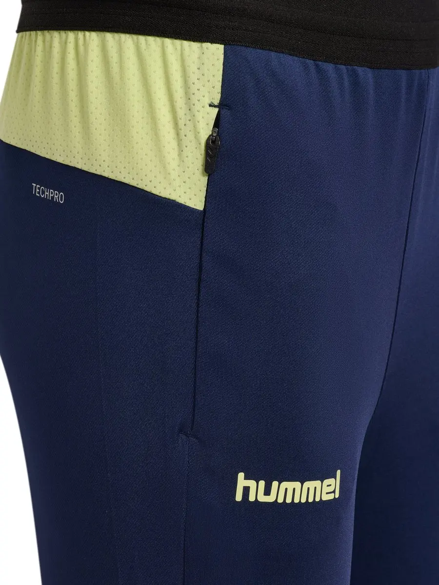 Hummel HMLBLAZE 2.0 Joggingbroek 128 - Marine/Shadow Lime