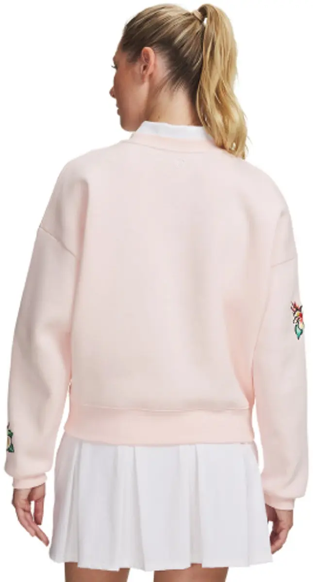 Under Armour Icon Golf Trip Crew Roze L