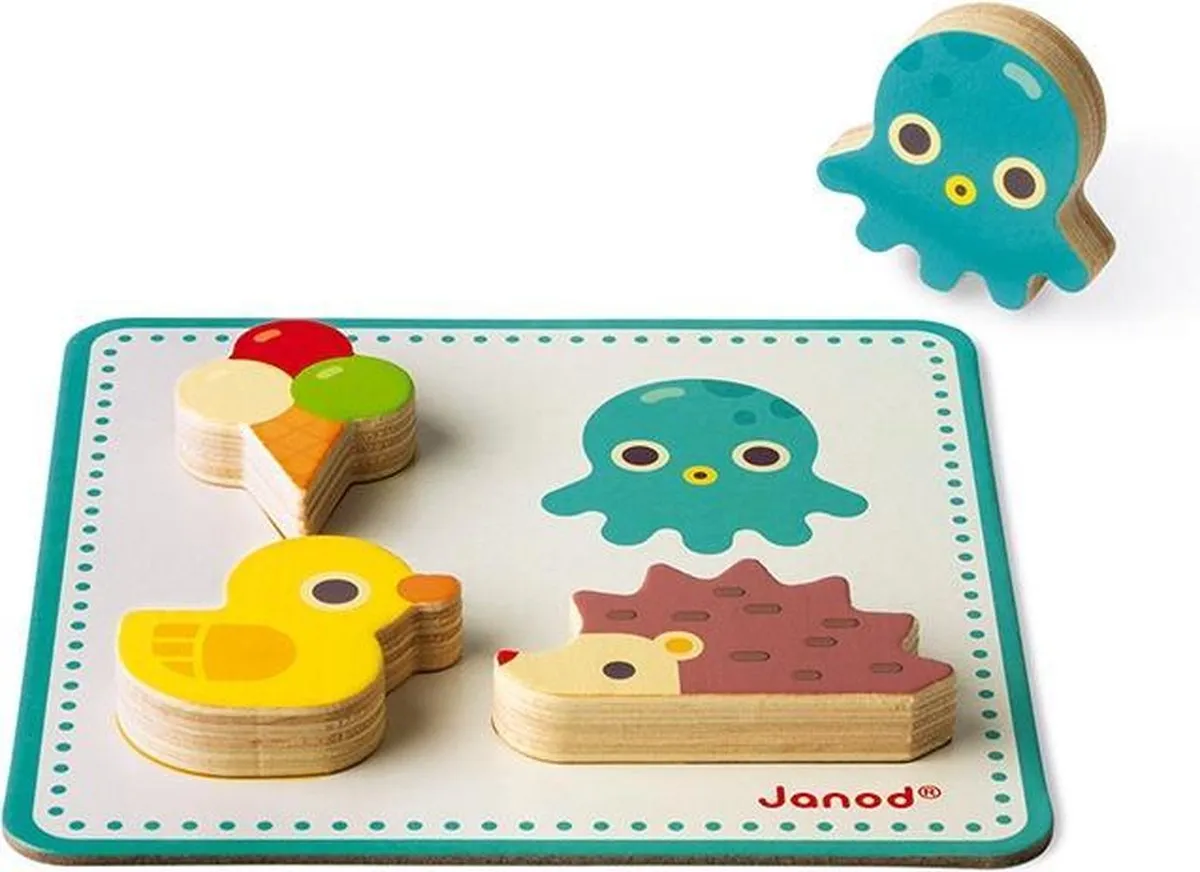 Janod Ik Leer Memo Touch Herkenningsspel J05318 - 5 Spelers - Multi