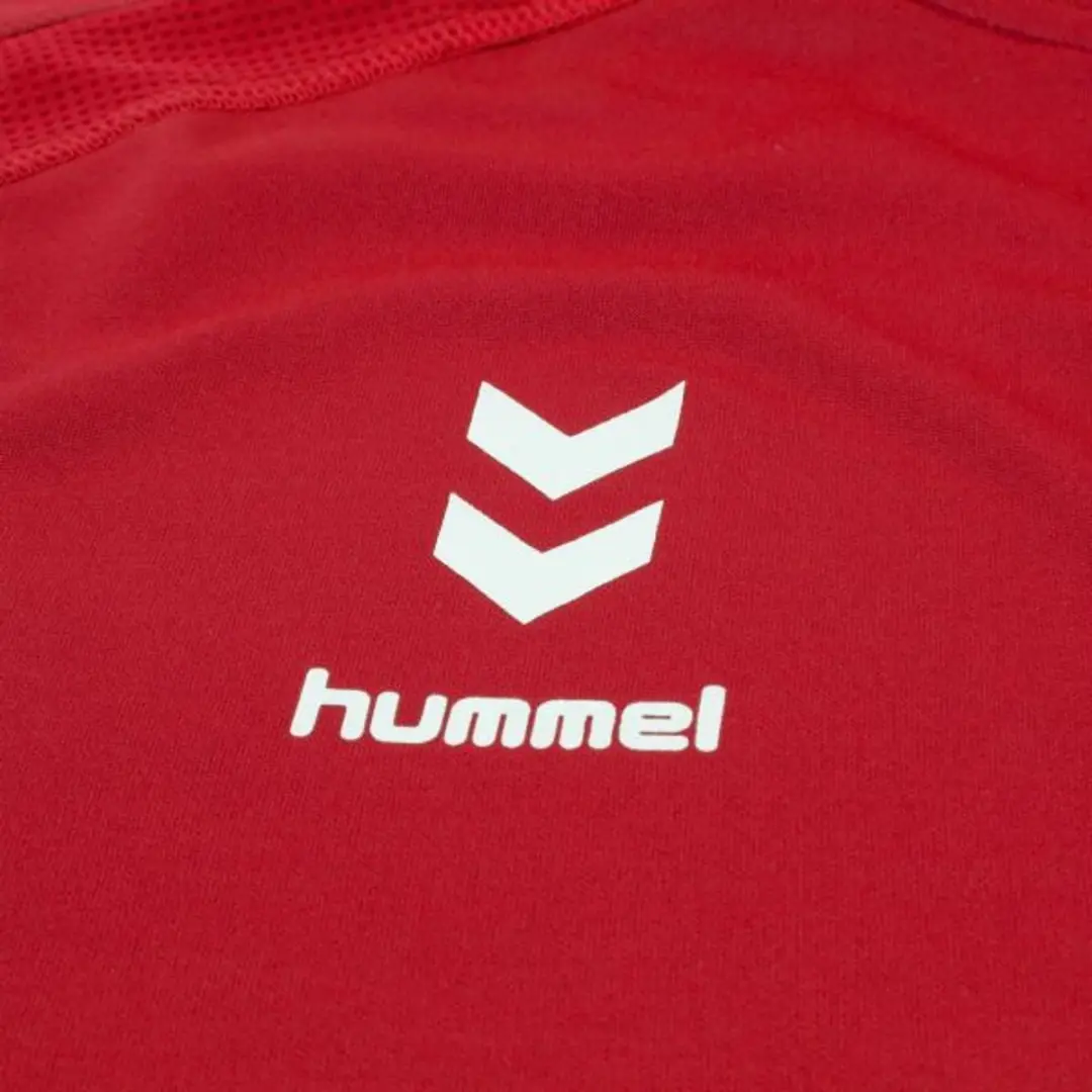 Hummel Ground Hooded Training Jacket - Maat L - Rood/Zwart