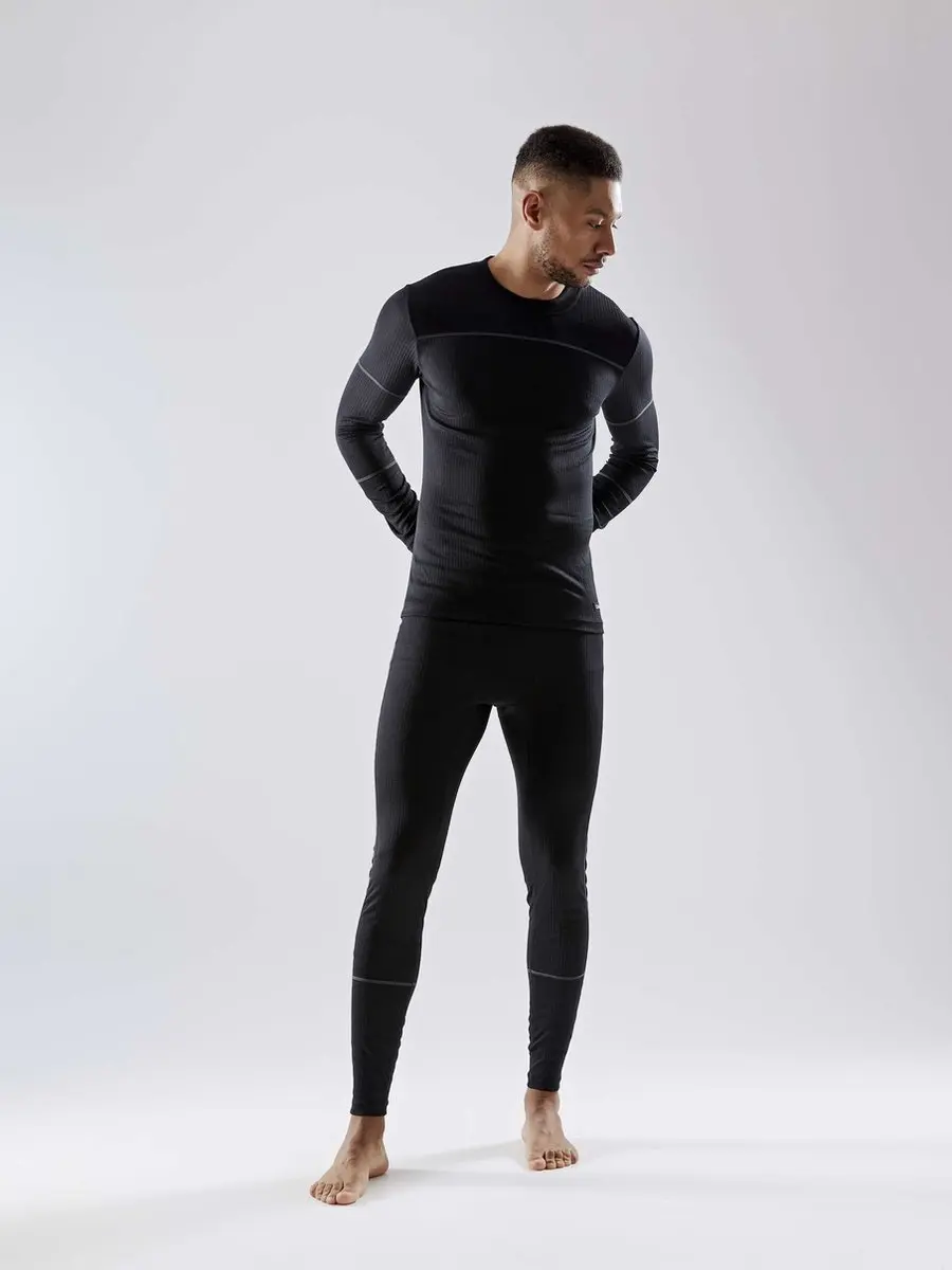 Craft Core Dry Baselayer Heren Thermoset 3XL - Shirt & Broek - Zwart