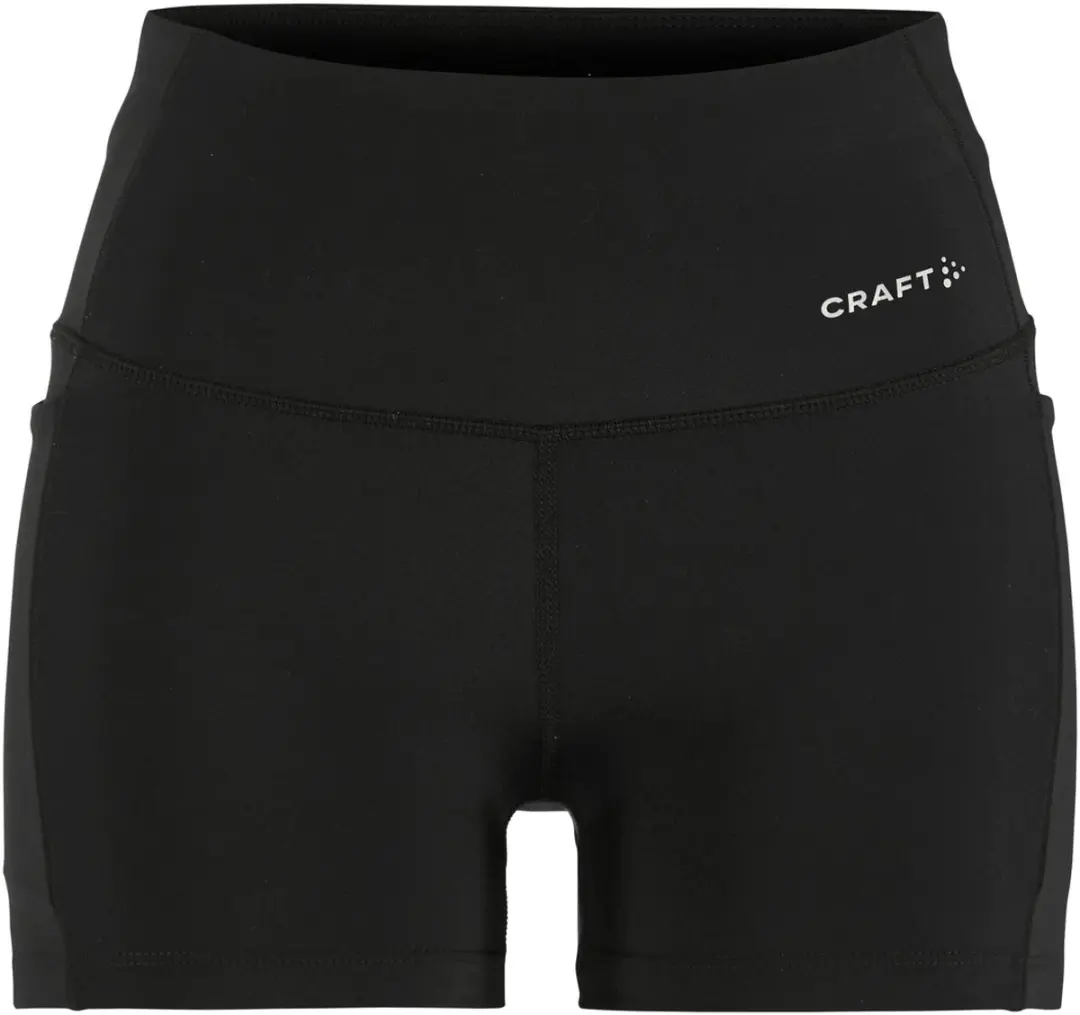 Craft Essence Hotpants 3W Dames Sportbroek - S - Zwart