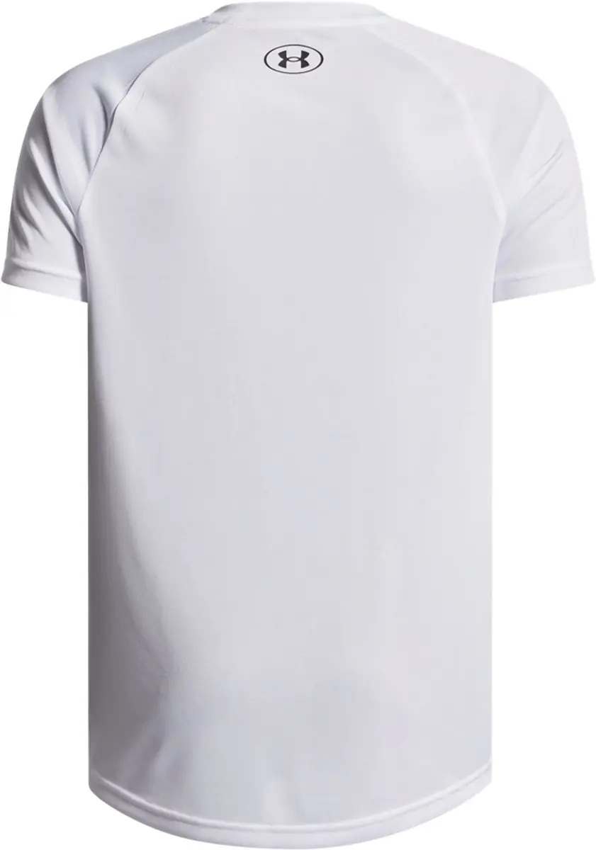 Under Armour UA Tech 2.0 SS Sportshirt 122 - Wit/Zwart