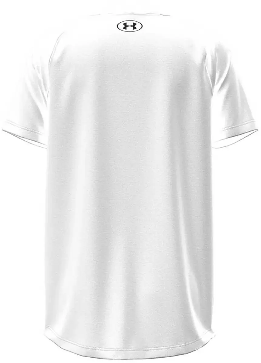 Under Armour UA Tech 2.0 SS Sportshirt 122 - Wit/Zwart