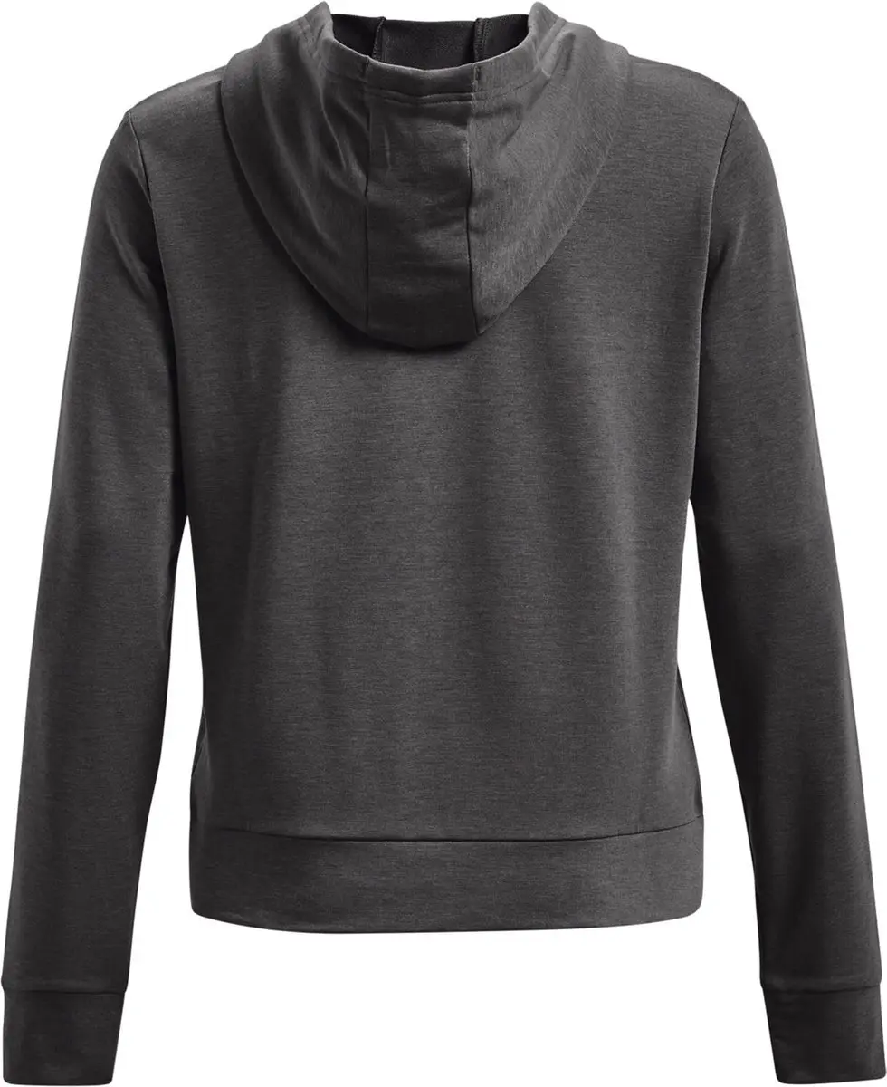 Under Armour Rival Terry FZ Hoodie - Vrouwen L - Zwart/Grijs