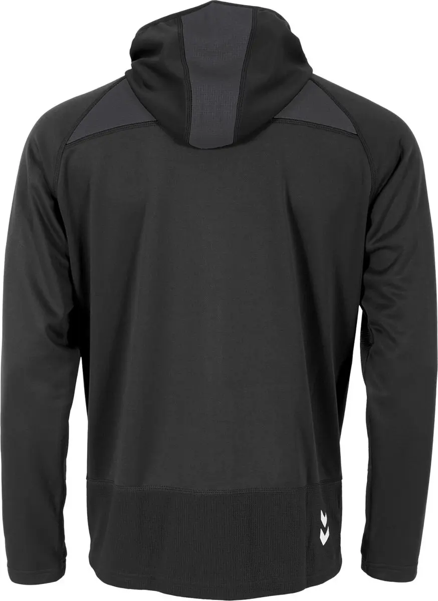 Hummel Ground Hooded Training Jacket - Maat M - Zwart/Grijs