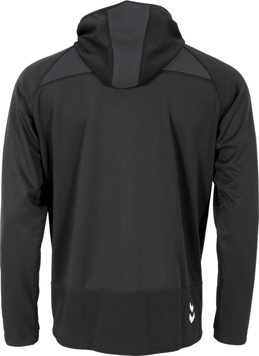 Hummel Ground Hooded Training Jacket - Maat M - Zwart/Grijs