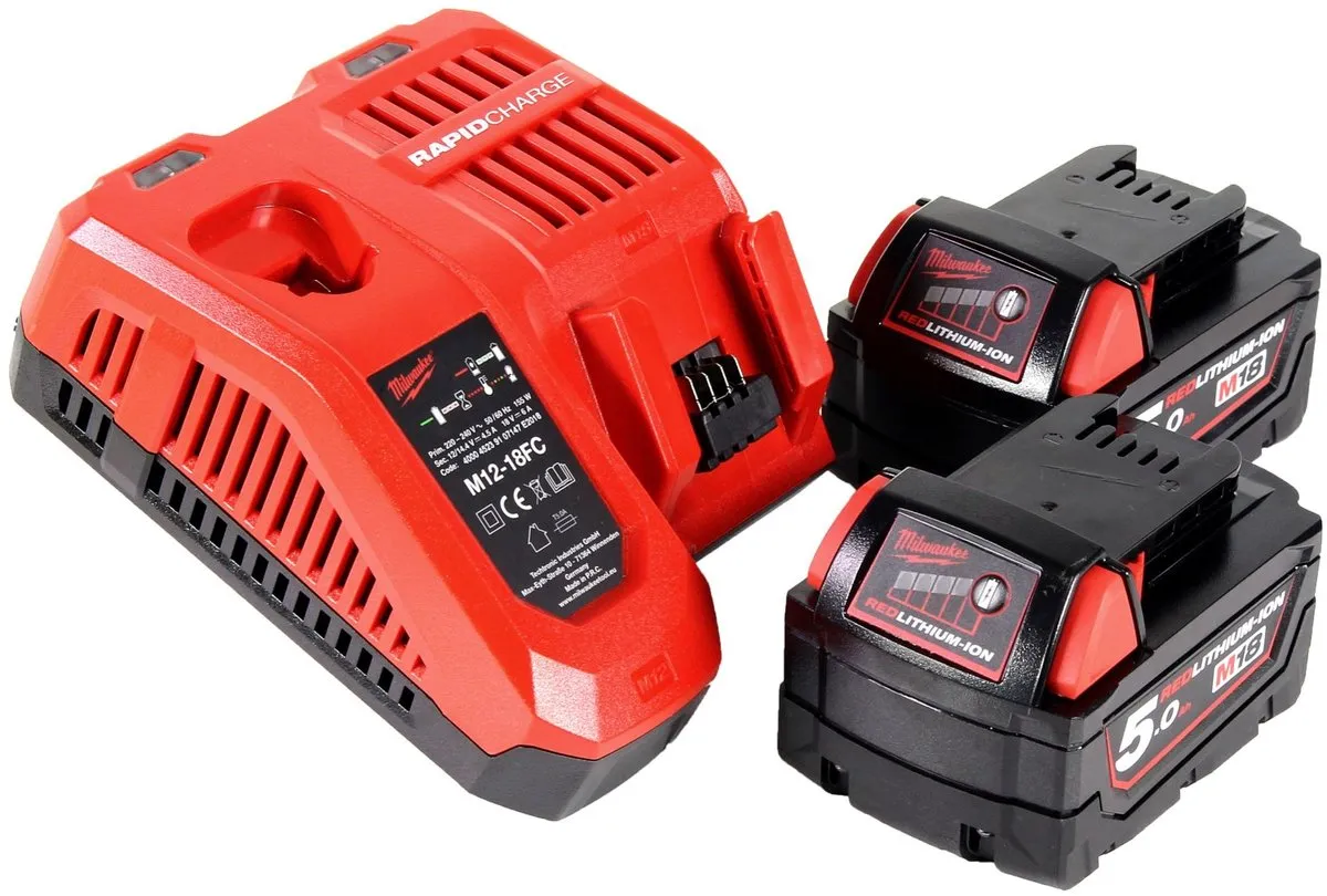 Milwaukee M12 4933459217 Accupack 5.0Ah - 3 Stuks - afbeelding 2 van 6