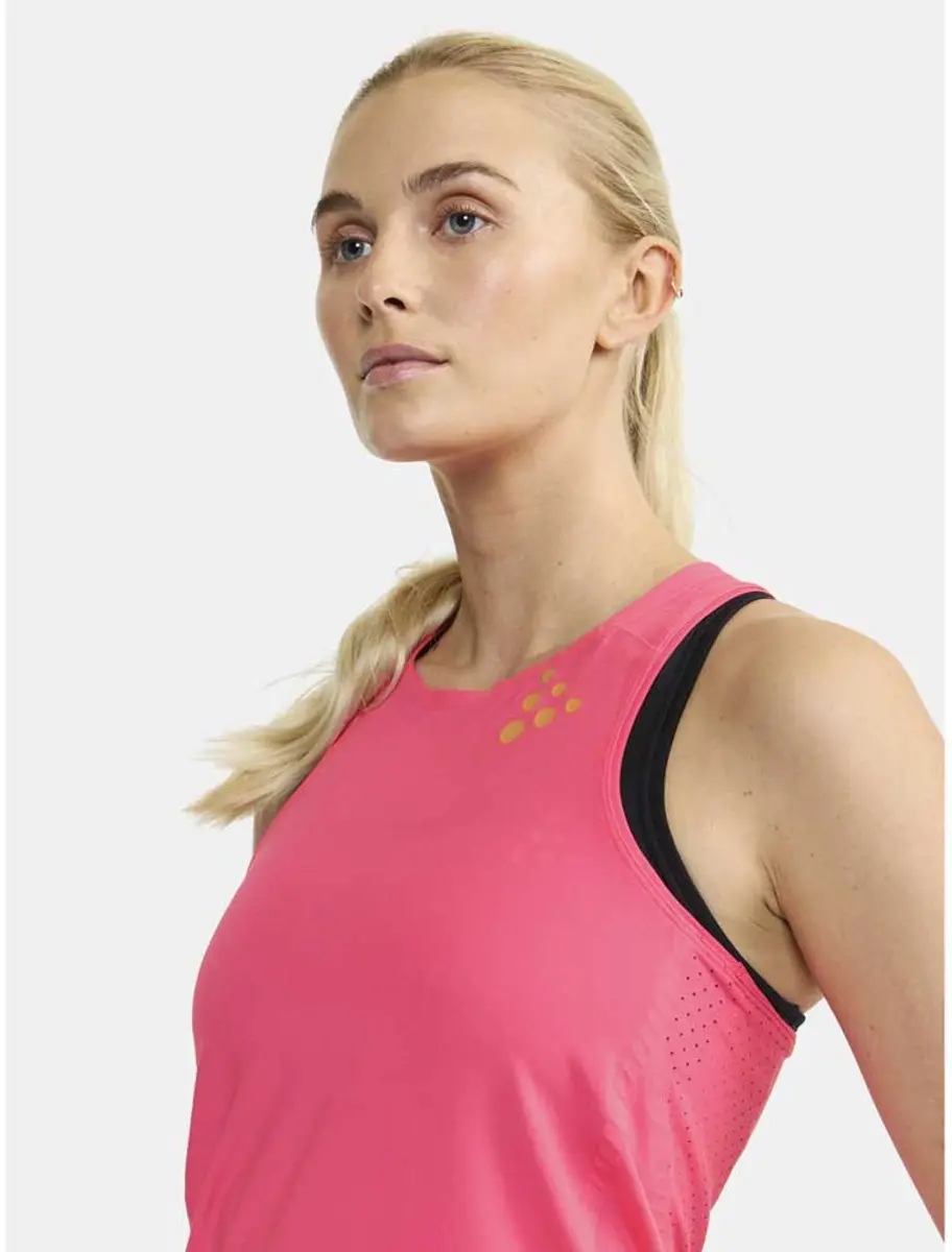 Craft Pro Hypervent Mouwloos T-shirt - Roze XS