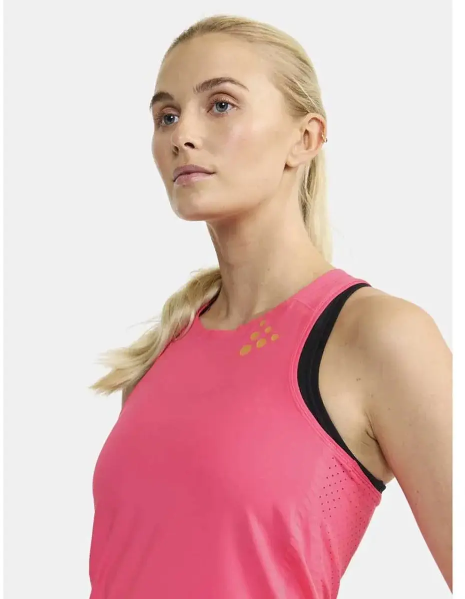 Craft Pro Hypervent Mouwloos T-shirt - Roze XS - afbeelding 6 van 6