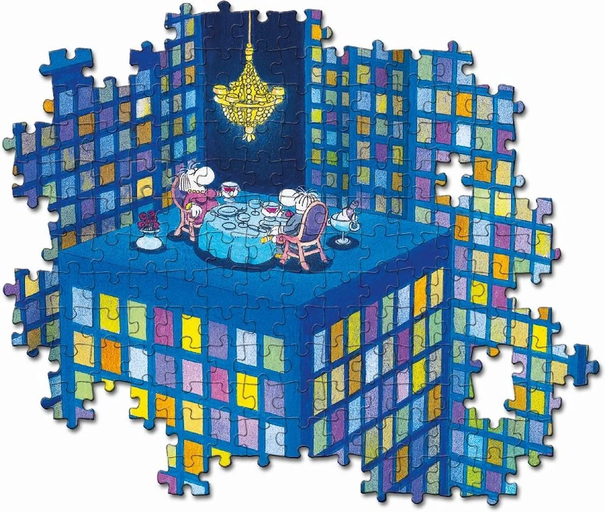 Clementoni Mordillo Dinner Legpuzzel 500 Stuks - Multi