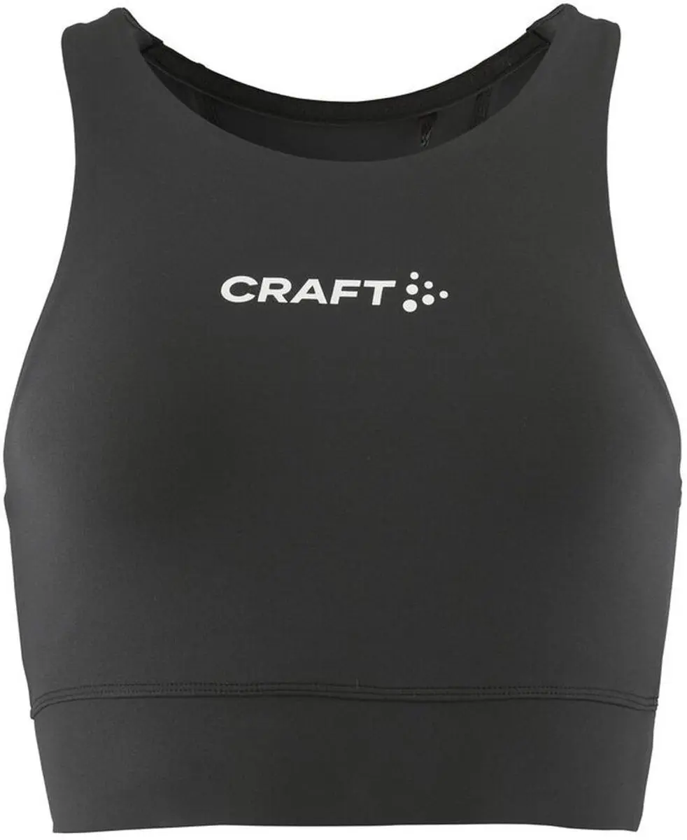 Craft Rush 2.0 Crop Top Dames - Zwart S