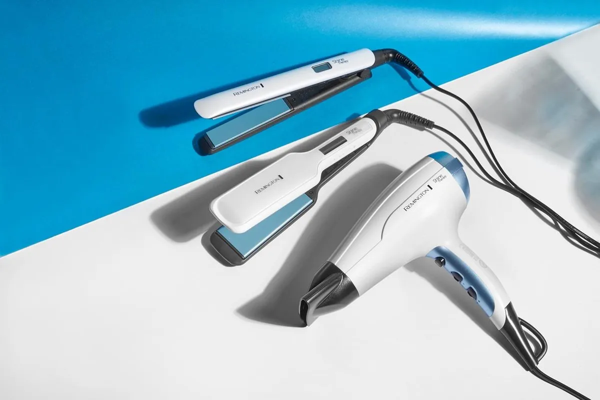 Remington S8550 Shine Therapy Stijltang - 10 standen - Wit