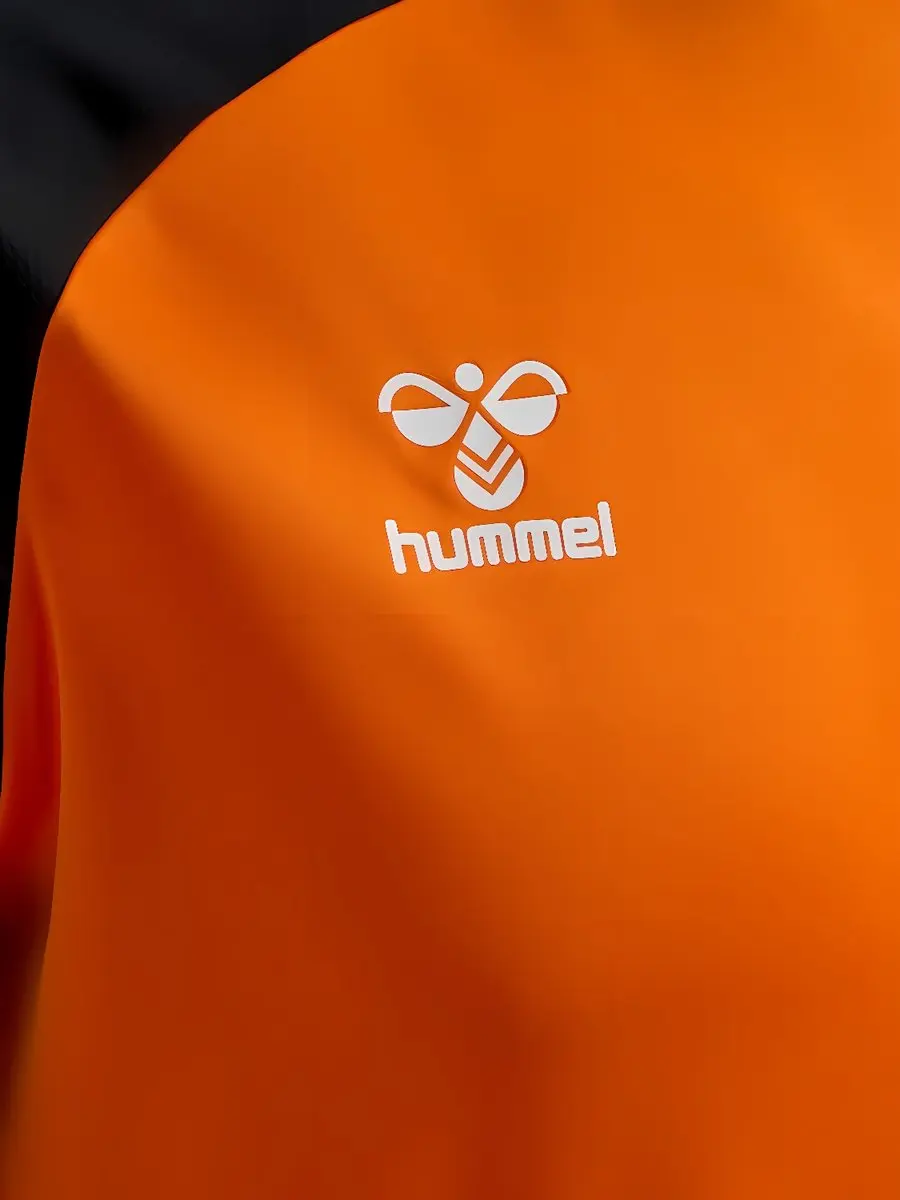 Hummel Hmlmatch League Sportshirt 233153 - L - Orange Tiger/Black