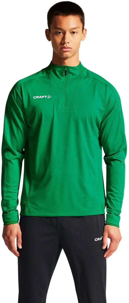 Craft Evolve 2.0 Half Zip Longsleeve - Maat L - Groen