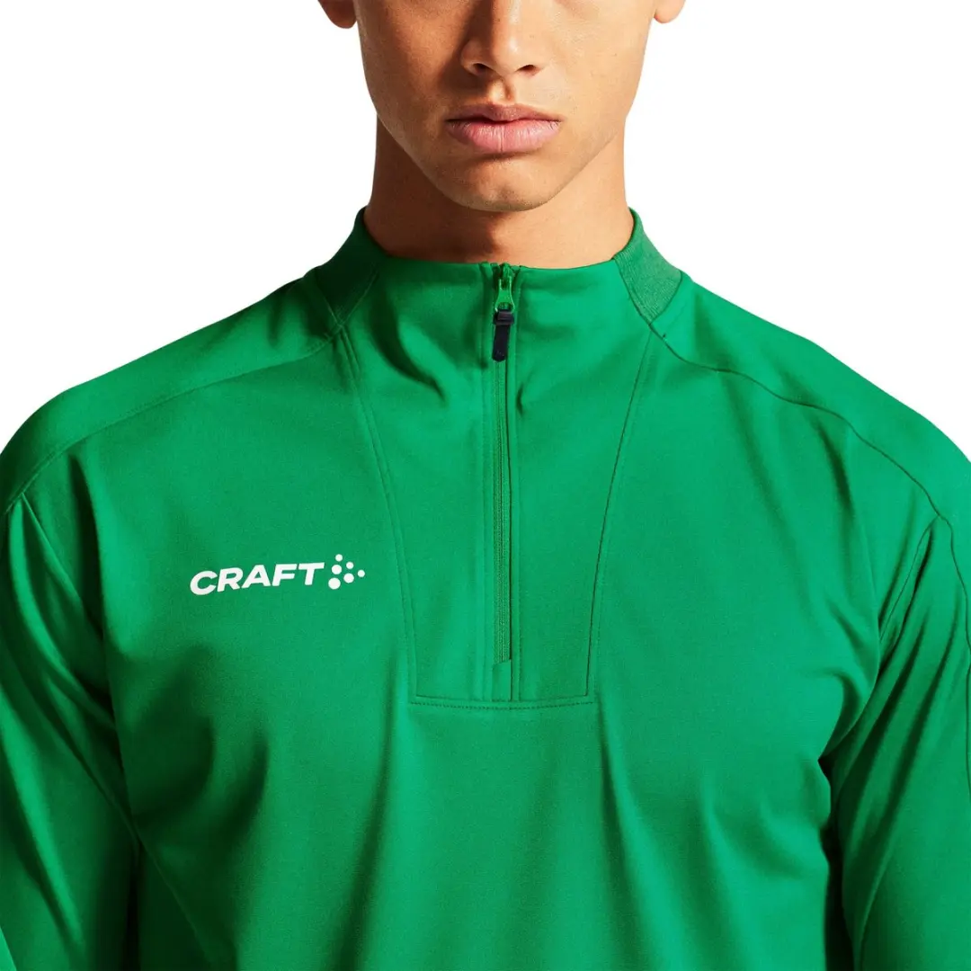 Craft Evolve 2.0 Half Zip Longsleeve - Maat L - Groen