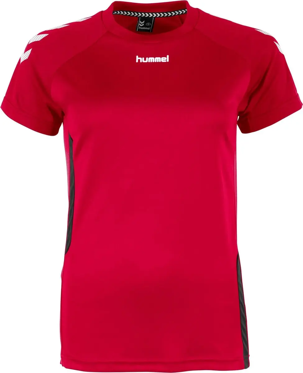 Hummel Authentic Tee Sportshirt Dames - M - Rood - afbeelding 6 van 6