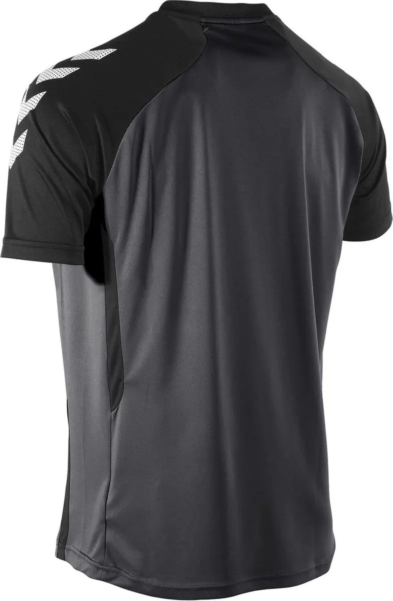 hummel Aarhus Sportshirt Kids 164 - Zwart/Grijs