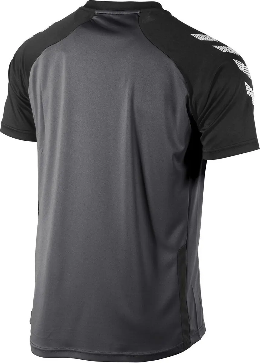 hummel Aarhus Sportshirt Kids 164 - Zwart/Grijs