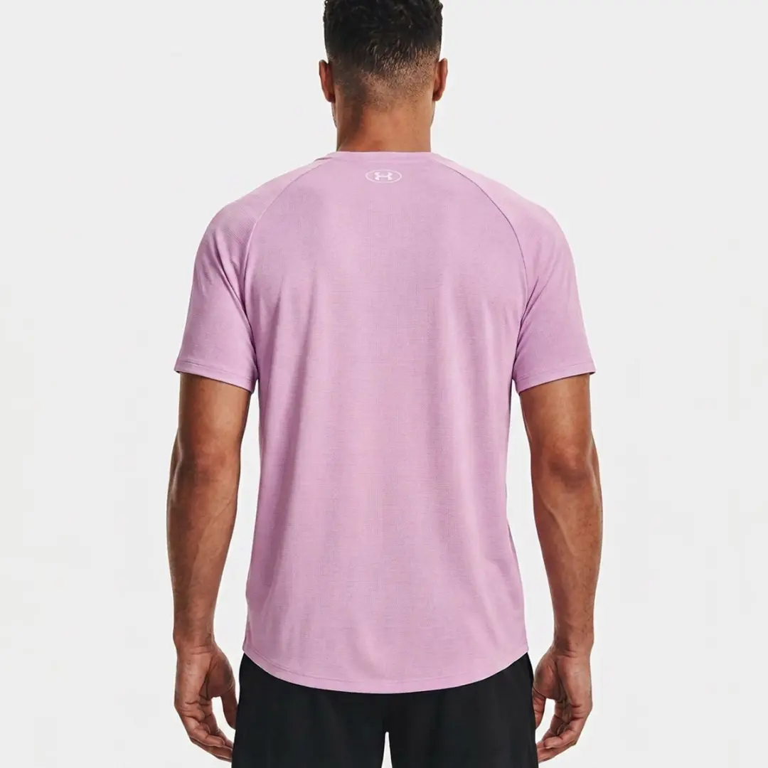 Under Armour Tech Textured Shirt Heren - Maat L - Roze
