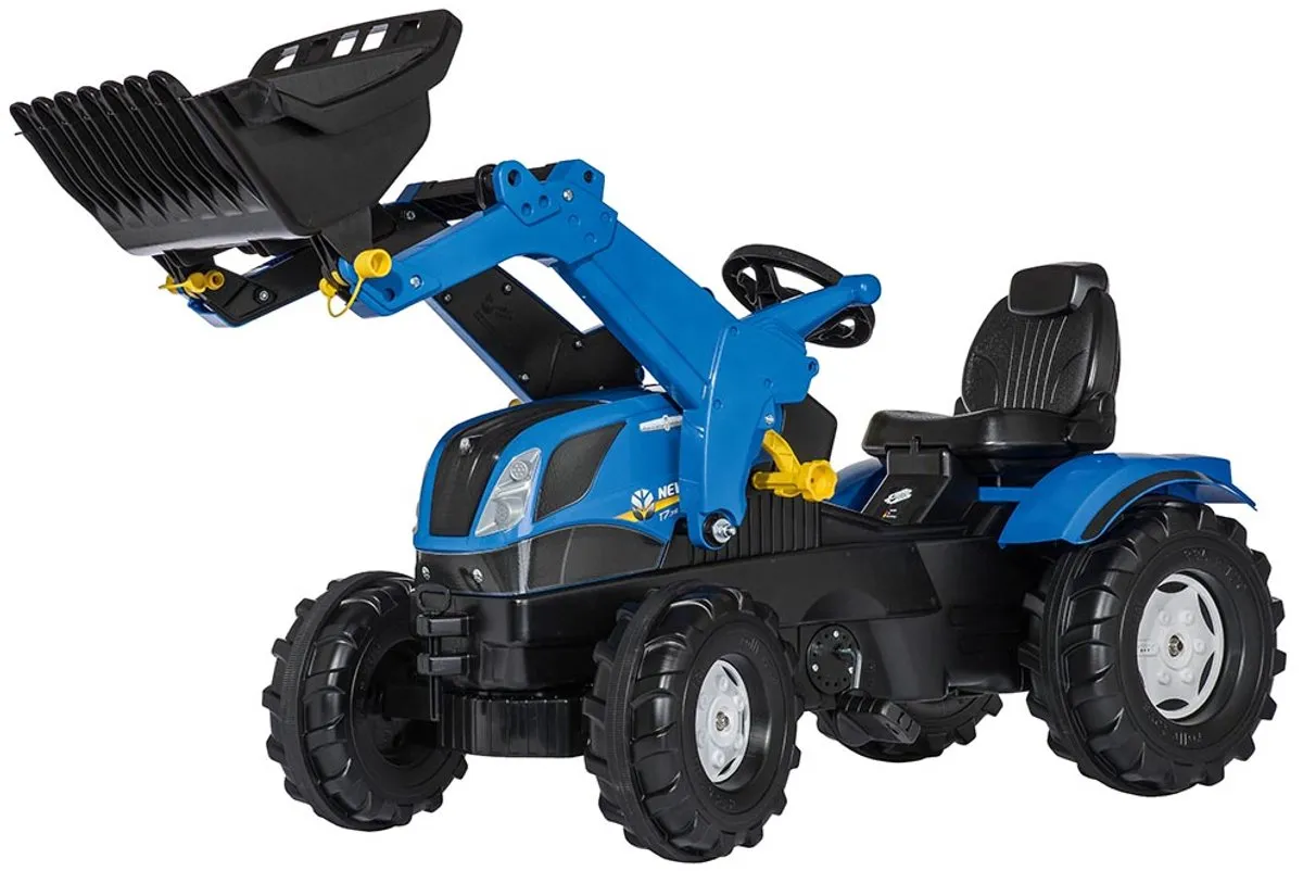Rolly Toys RollyFarmtrac New Holland Traptractor met Voorlader - 4 Wielen - Multicolor