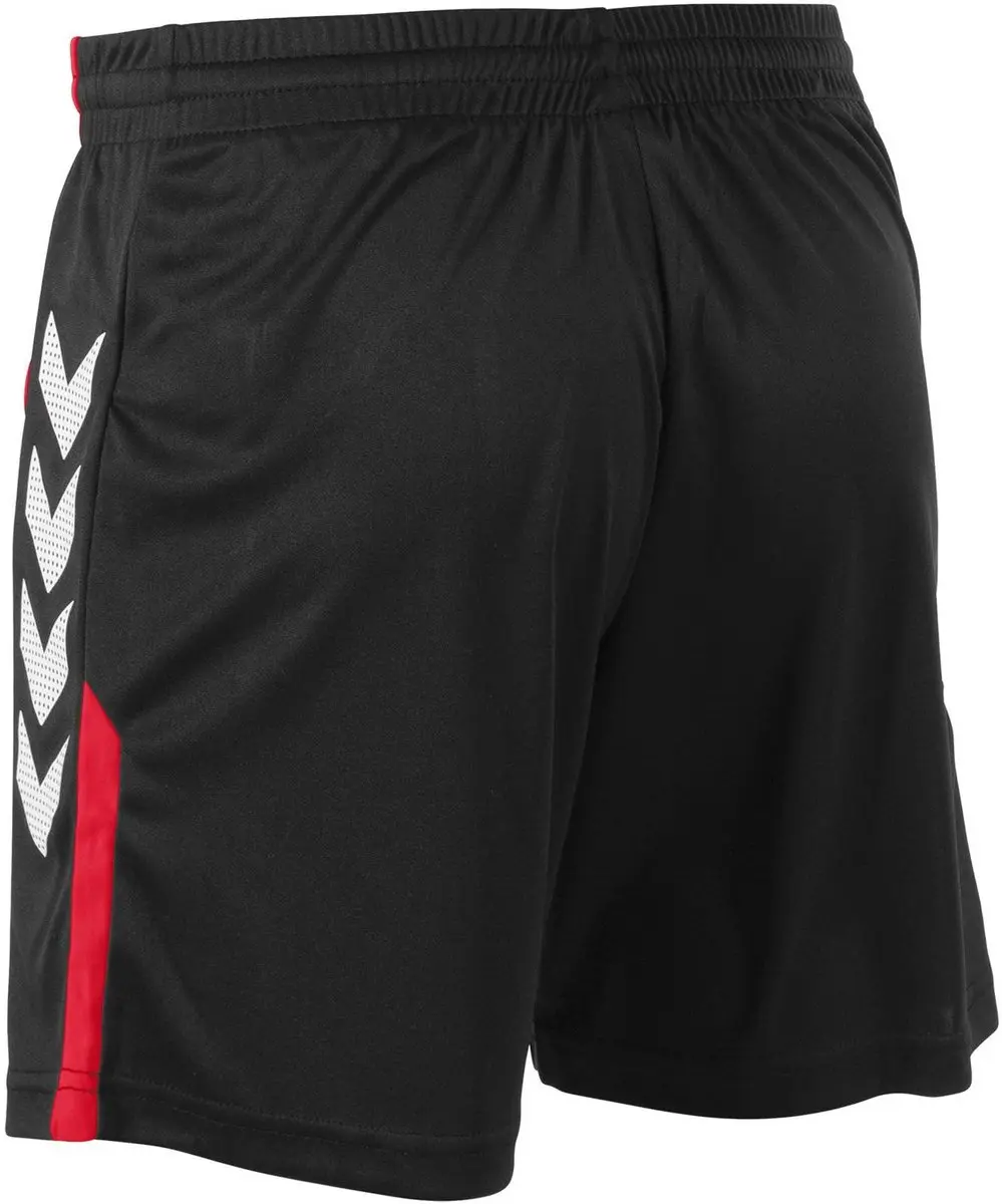 Hummel Aarhus Shorts Unisex - Maat S - Zwart/Rood