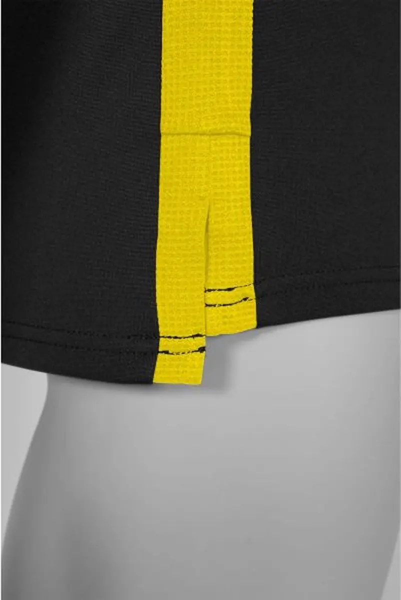 Stanno Pride 1/4 Zip Top - XL - Zwart/Geel