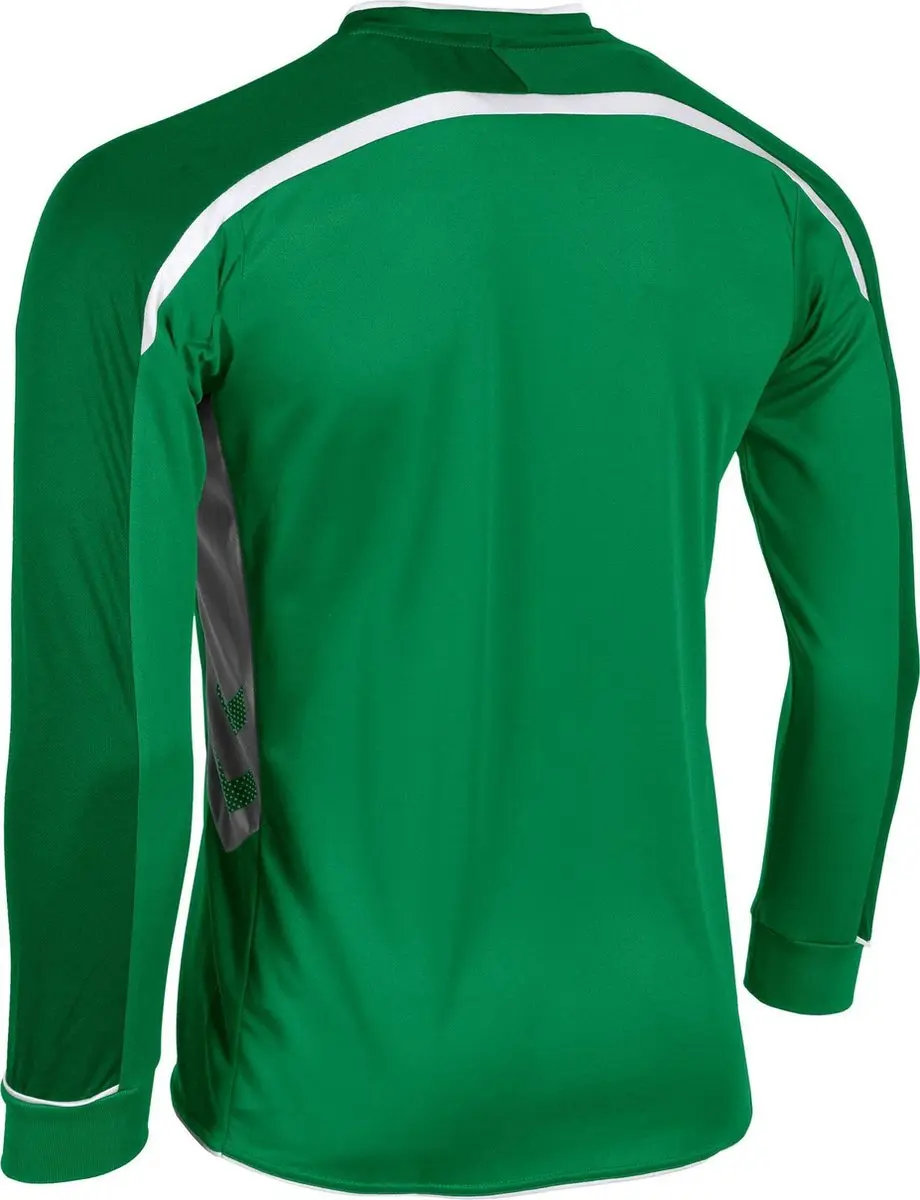 hummel Preston L/S Sportshirt - Maat L - Groen/Wit - afbeelding 11 van 11