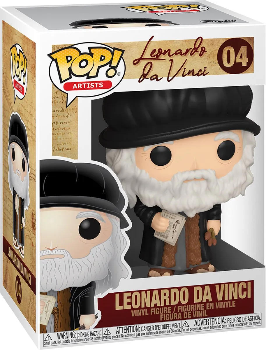 Funko POP! Leonardo DaVinci FUN45251 - Bonte kleuren