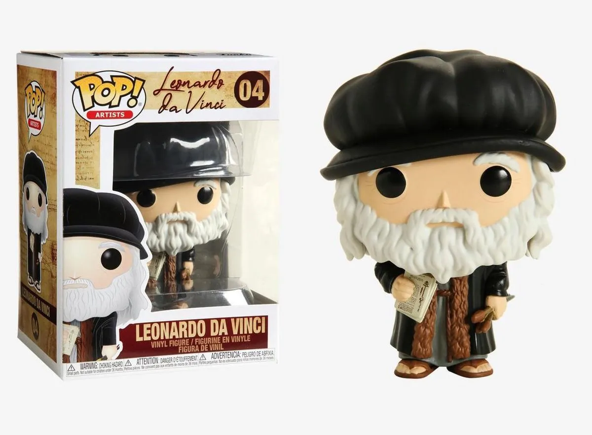 Funko POP! Leonardo DaVinci FUN45251 - Bonte kleuren