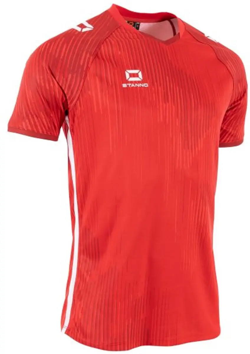 Stanno Hatch Shirt - Rood/Wit Maat S