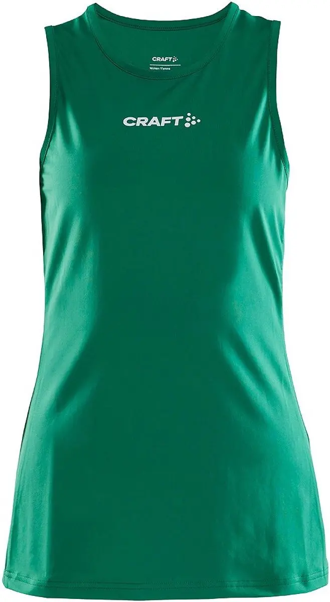 Craft Rush Slim Singlet Dames - M - Groen