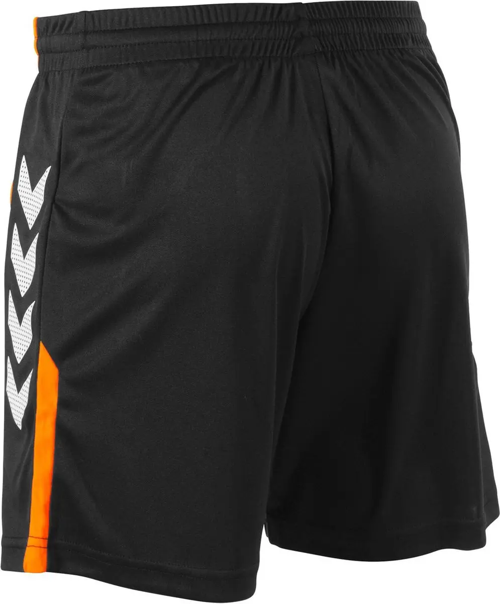 Hummel Aarhus Shorts Sportbroek 152 - Zwart/Oranje