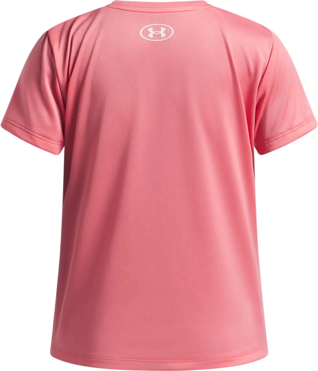 Under Armour UA Tech SSC-PNK Meisjes Sportshirt 128 - Bittersweet Roze/Wit