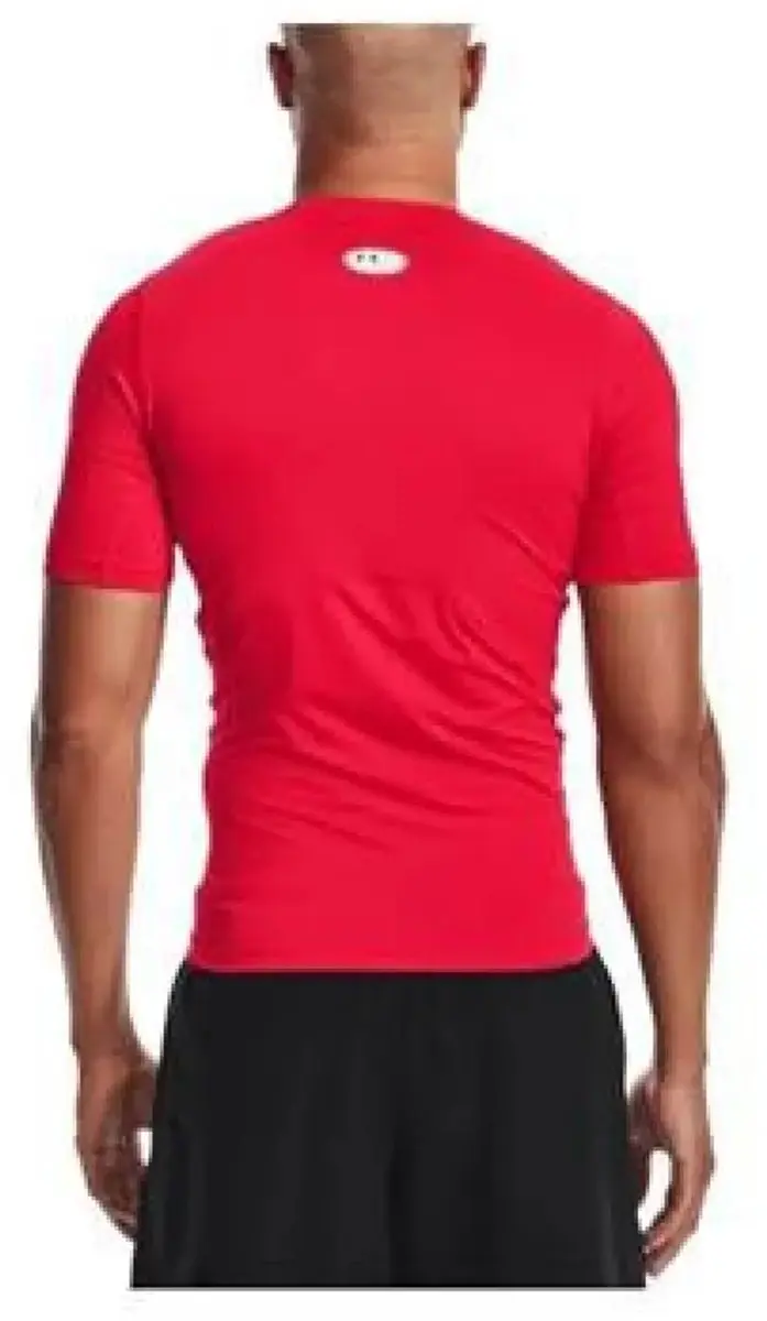 Under Armour HeatGear Compression Shirt - Maat M - Rood