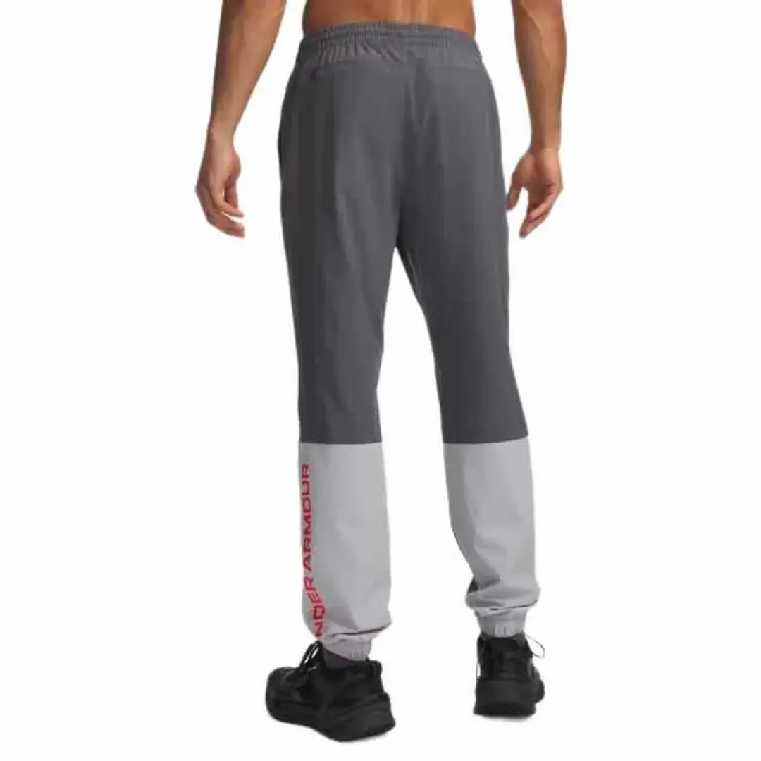 Under Armour Tech Utility Woven Broek - S - Grijs/Racer Red