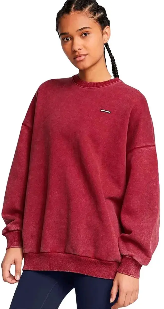 Under Armour Icon Heavyweight Fleece Oversized Sweatshirt - Rood XL