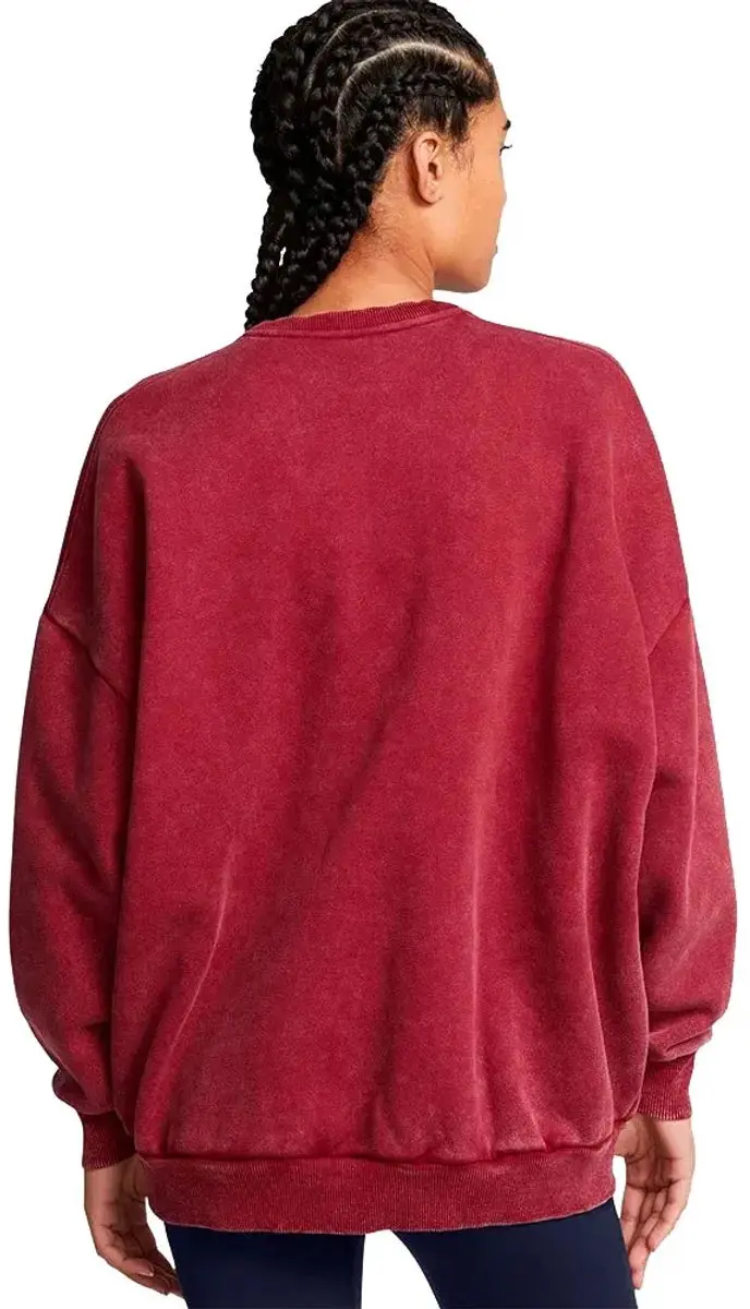 Under Armour Icon Heavyweight Fleece Oversized Sweatshirt - Rood XL