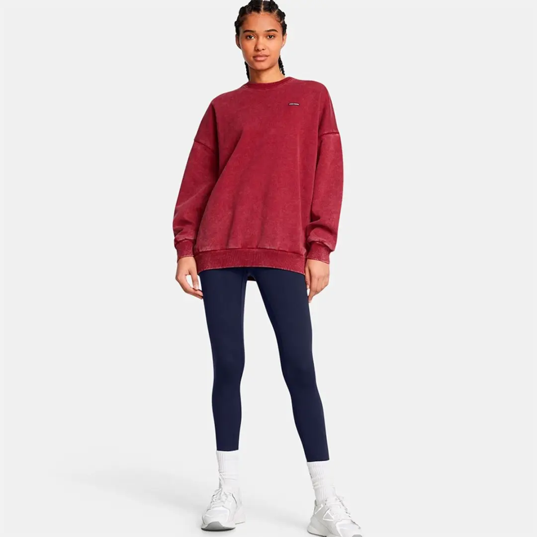Under Armour Icon Heavyweight Fleece Oversized Sweatshirt - Rood XL
